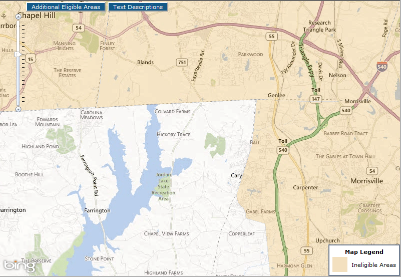 USDA Eligibility Map Changes Cary NC USDA Eligibility Map Changes Cary NC