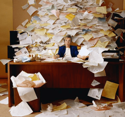 Tons of Paperwork
