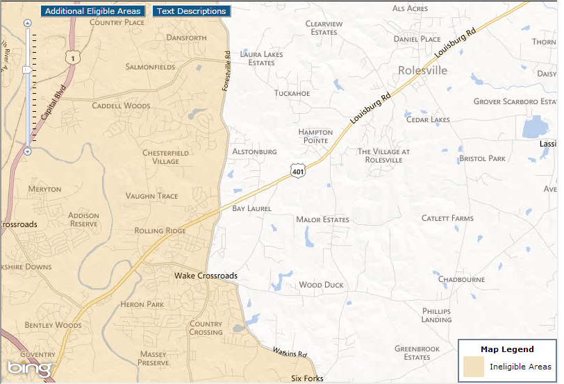 USDA Home Loans Wake Forest and Rolesville NC
