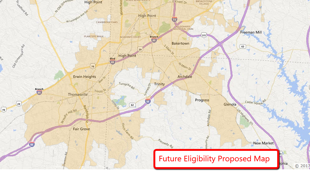 High Point North Carolina USDA Loans USDA Home Loans NC USDA Maps